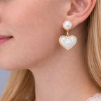 Pink by PC – Pearl Heart Drop - view 2