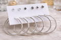 Hoop Combo Silver jewellery set - multi hoop & stud combo set by PinkbyPC