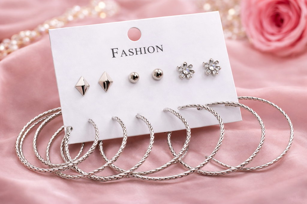 Pink by PC – Twist Hoop Set - view 2