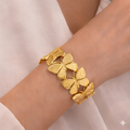 Butterfly Floral Cuff bracelet - butterfly-inspired floral cuff by PinkbyPC