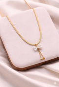 Butterfly Tassel necklace - graceful butterfly with tassel detail by PinkbyPC
