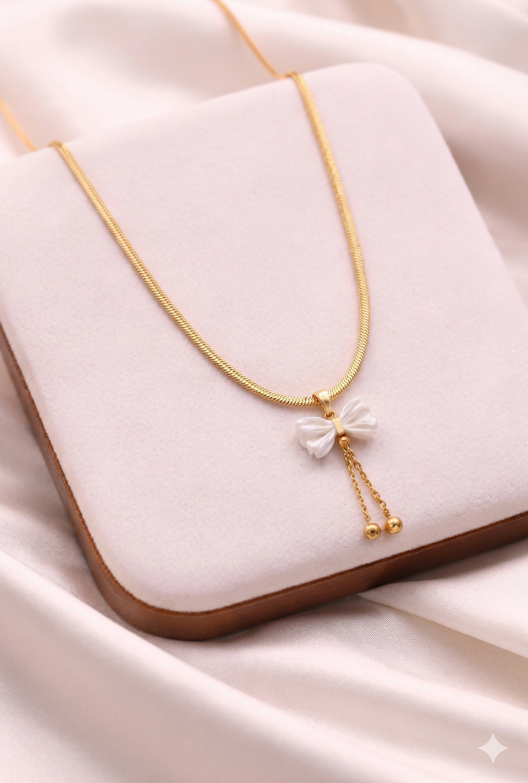 Butterfly Tassel necklace - graceful butterfly with tassel detail by PinkbyPC
