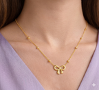 Pink by PC – Petite Bow Necklace - view 2