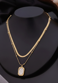 Vintage cameo pendant gold necklace for women by PinkbyPC