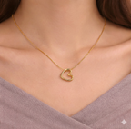 Pink by PC Open Heart Necklace - view 3