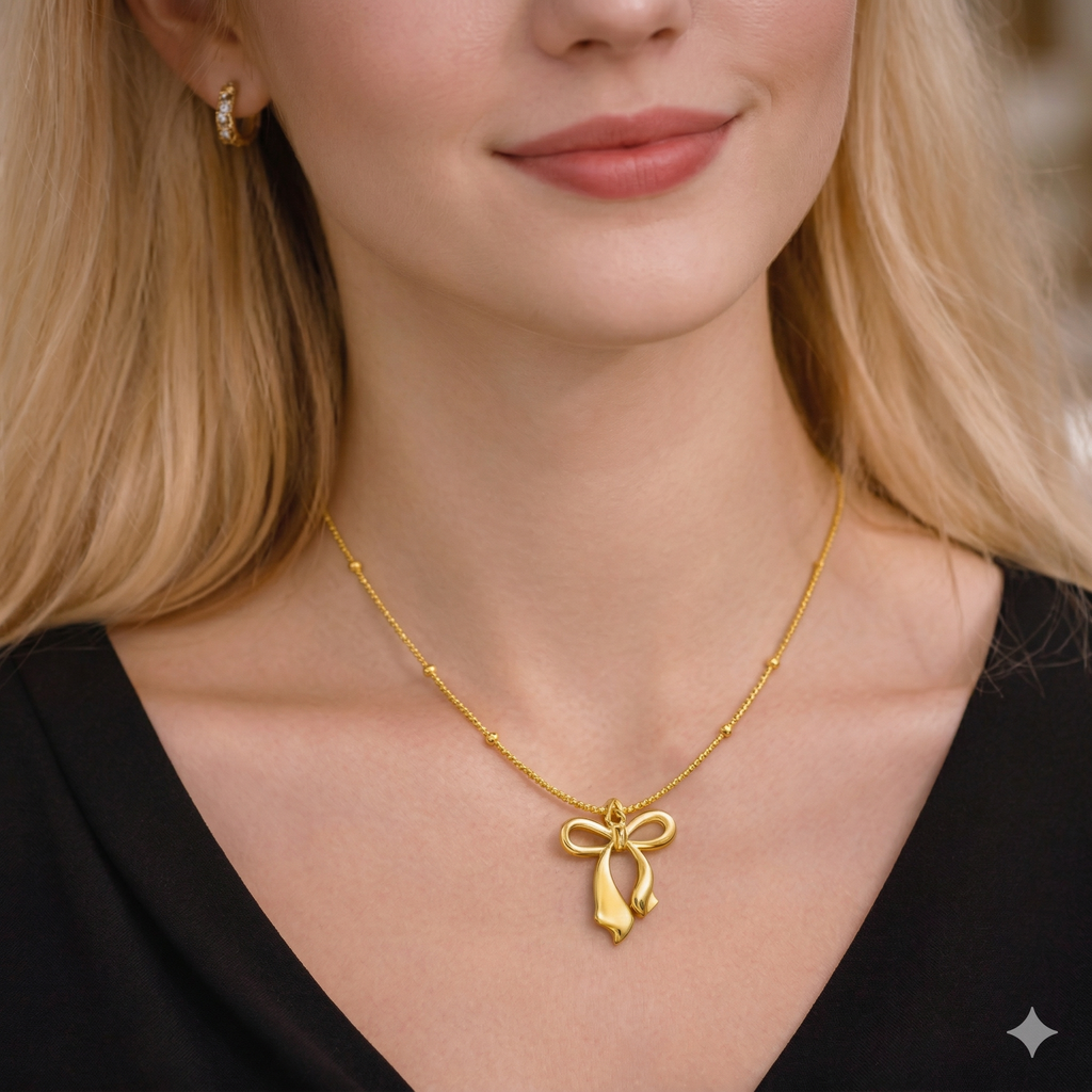 Pink by PC – Minimal Bow Chain - view 3