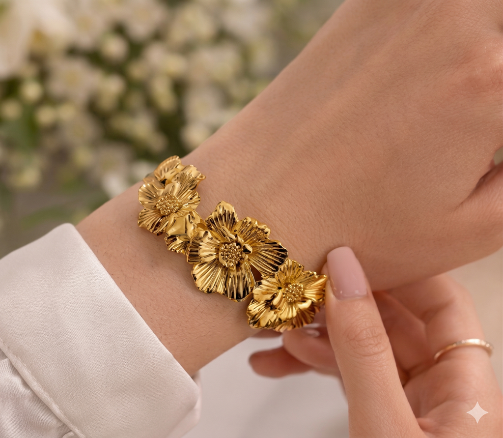 Pink by PC – Floral Luxe Cuff - view 3