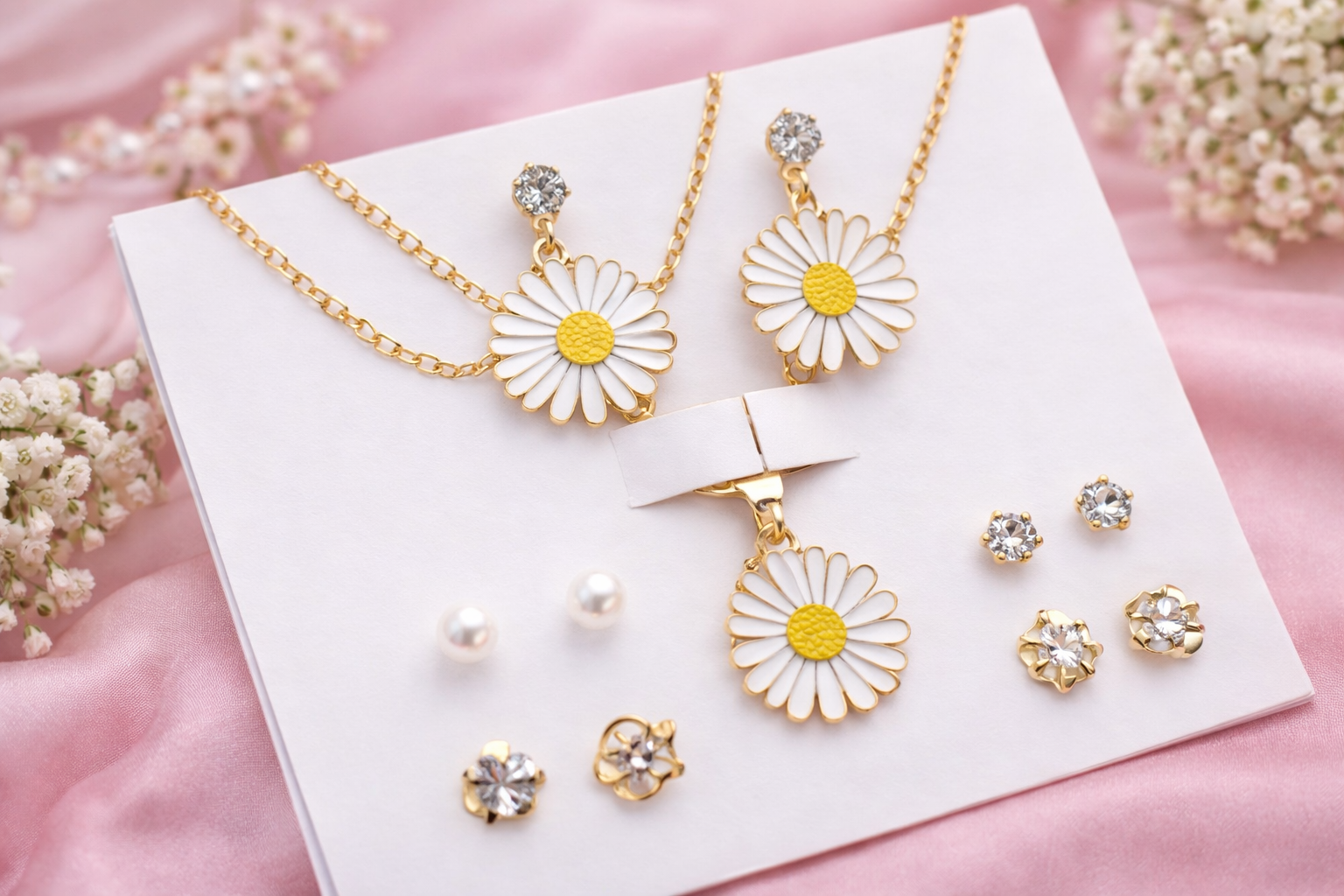 Pink by PC – Daisy Charm Set - view 2