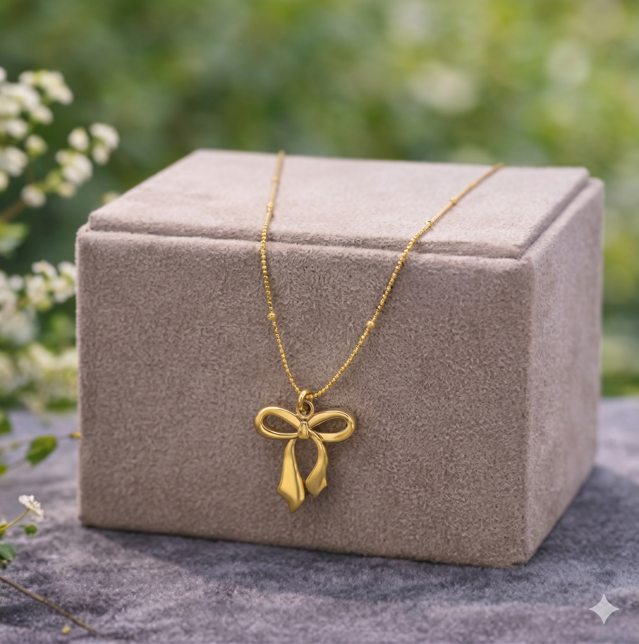 Pink by PC – Minimal Bow Chain - view 2