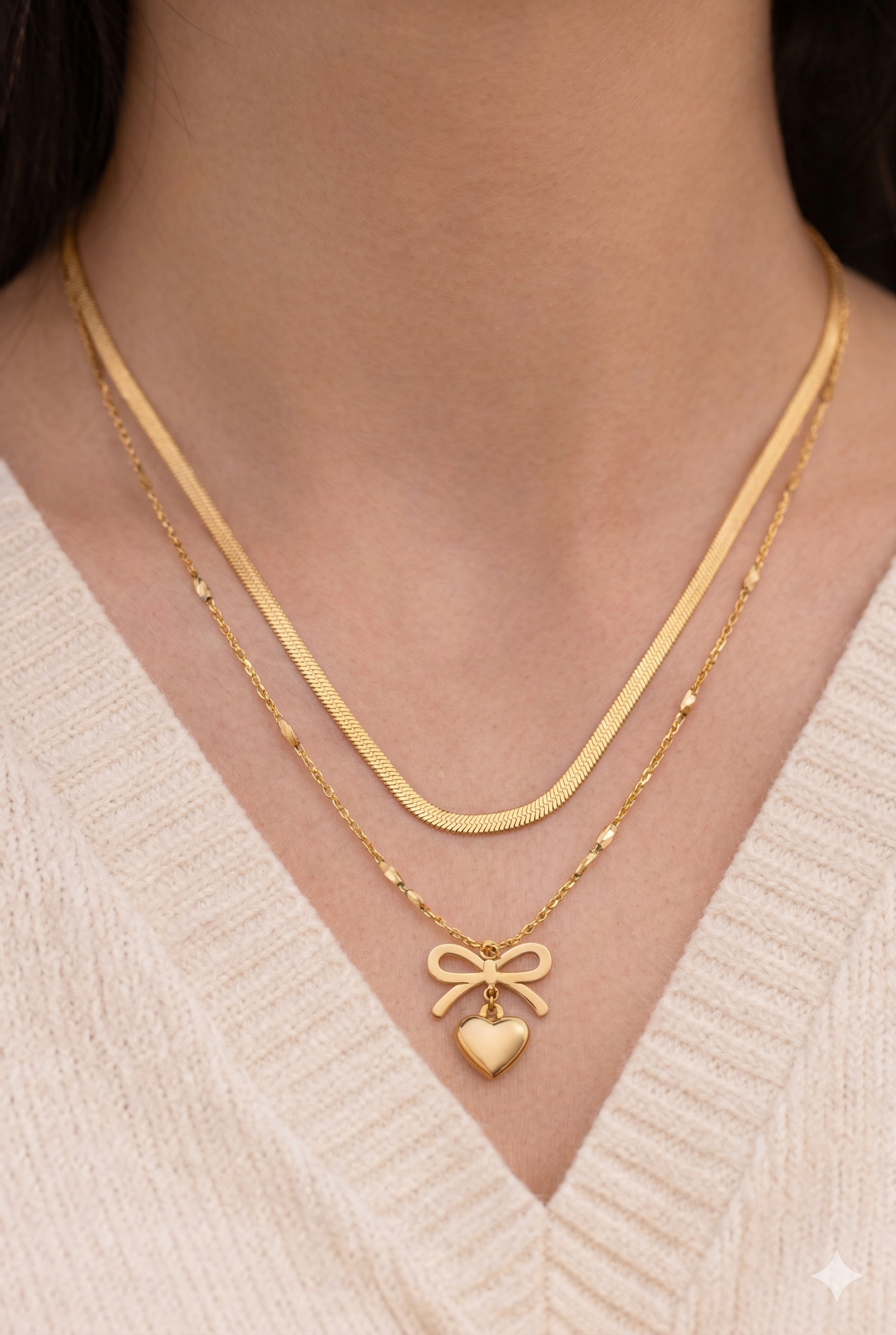 Pink by PC – Bow Heart - view 2