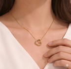 Pink by PC Open Heart Necklace - view 2